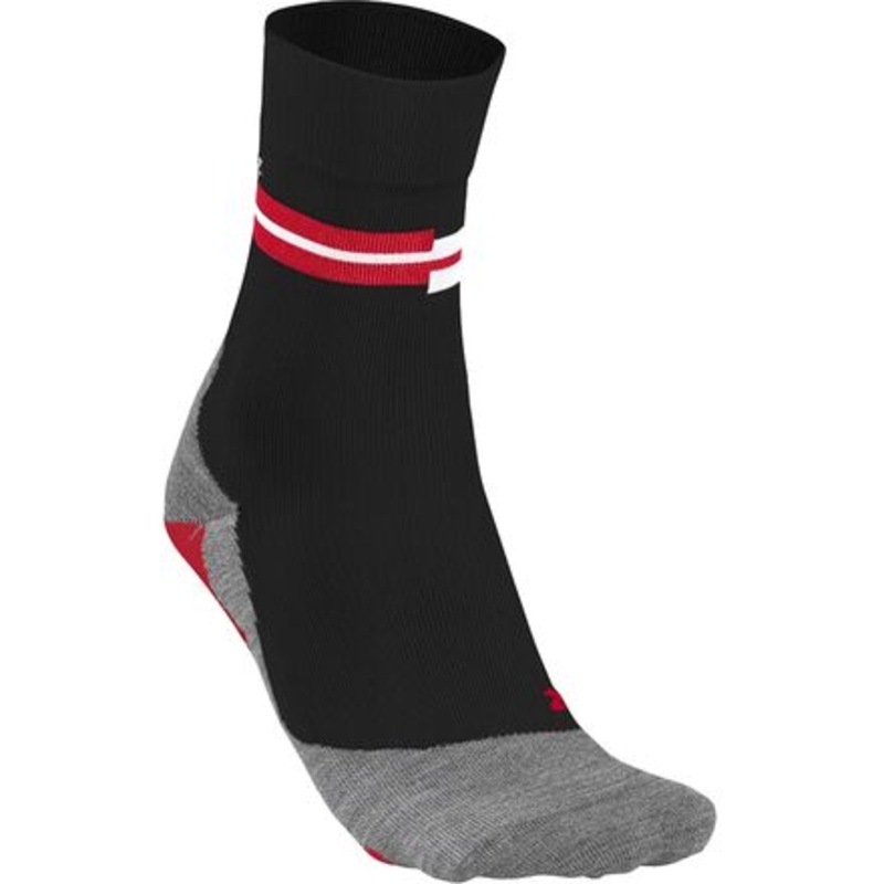 RU5 Race Sock – Women&apos;s|Black/Flames|White||39.0-40.0