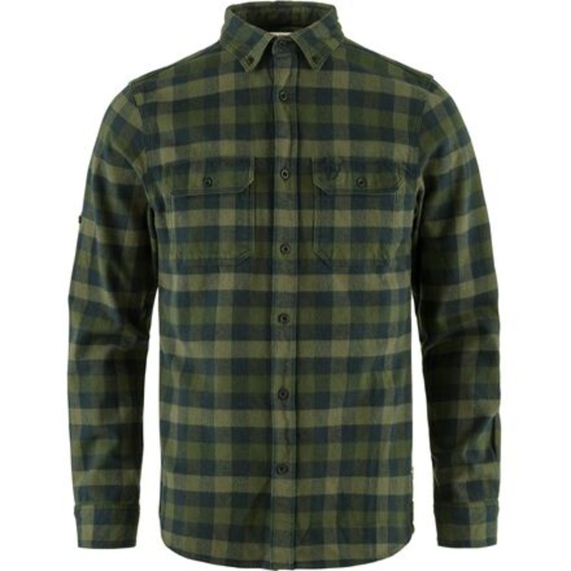 Skog Shirt – Men&apos;s|Deep Forest/Laurel Green|Navy|XL|S