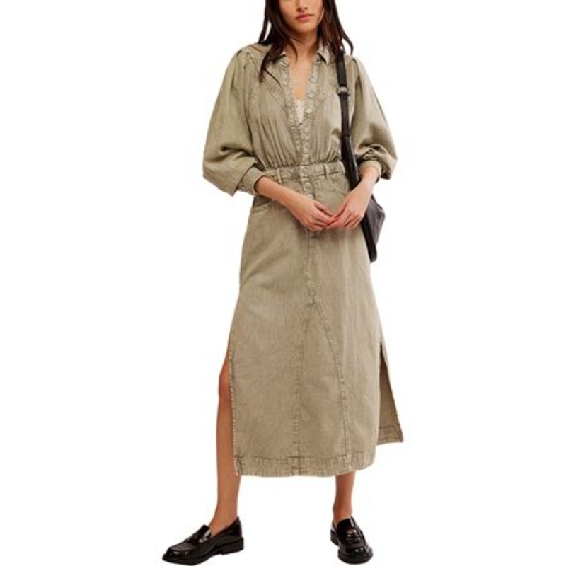 Mad Love Denim Midi Dress – Women&apos;s