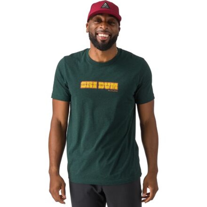 Ski Bum T-Shirt – Men&apos;s|Evergreen Heather|L|S|M
