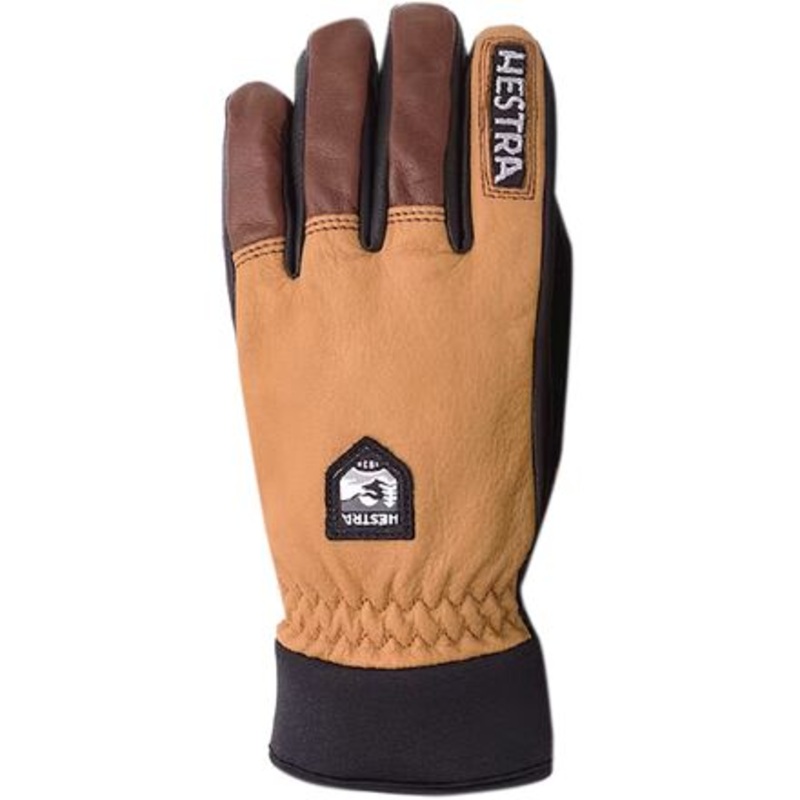Army Leather Wool Terry Glove|Cork/Brown|Grey/Black|Natural Brown/Natural Grey|6