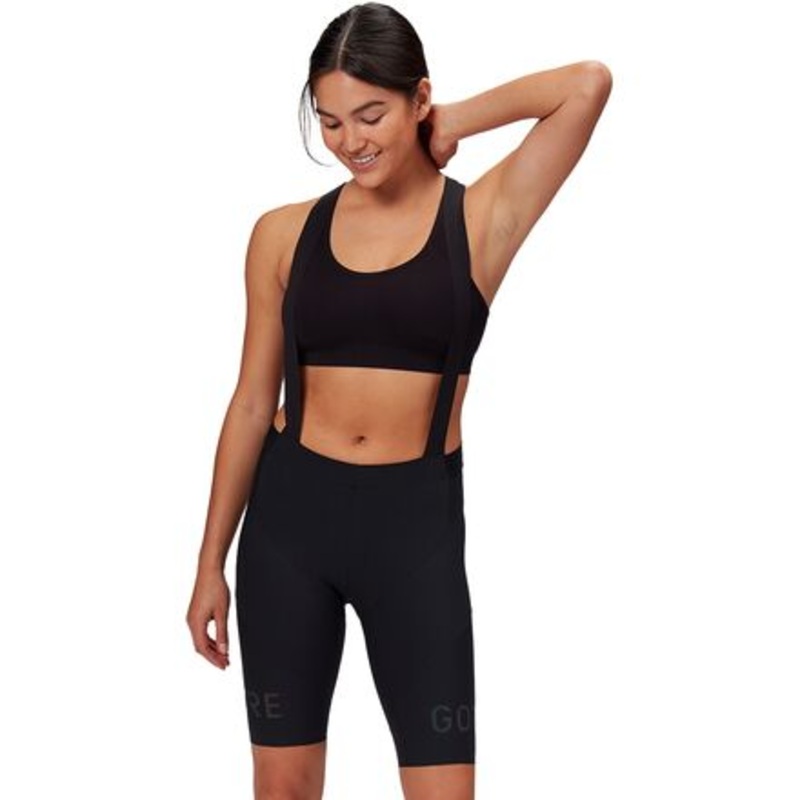 C7 Bib Short+ – Women&apos;s|Black|Orbit Blue|XXS/00|XS/0-2