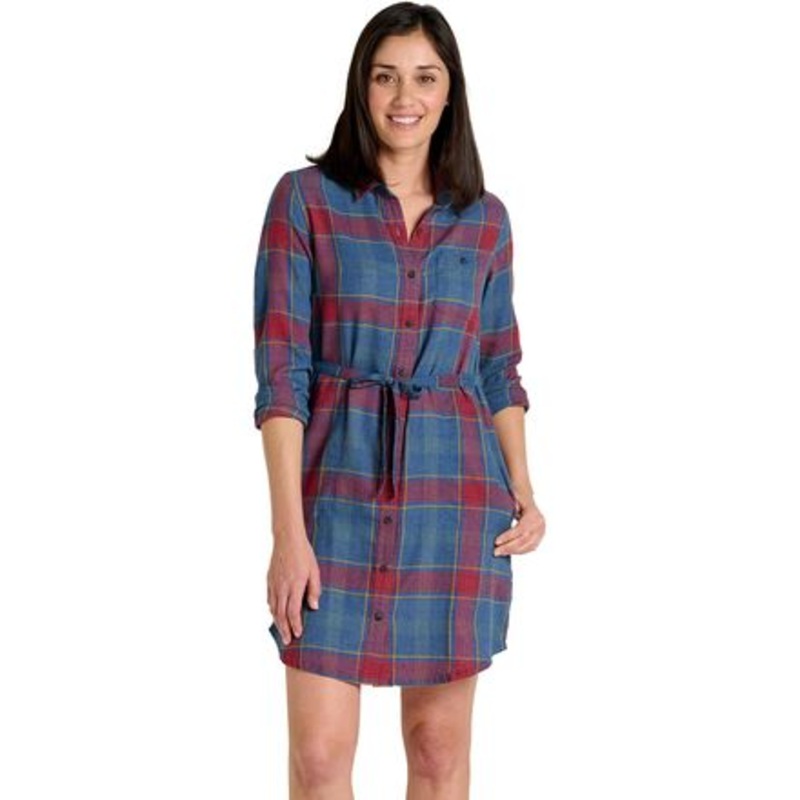 Re-Form Flannel Shirt Dress – Women&apos;s