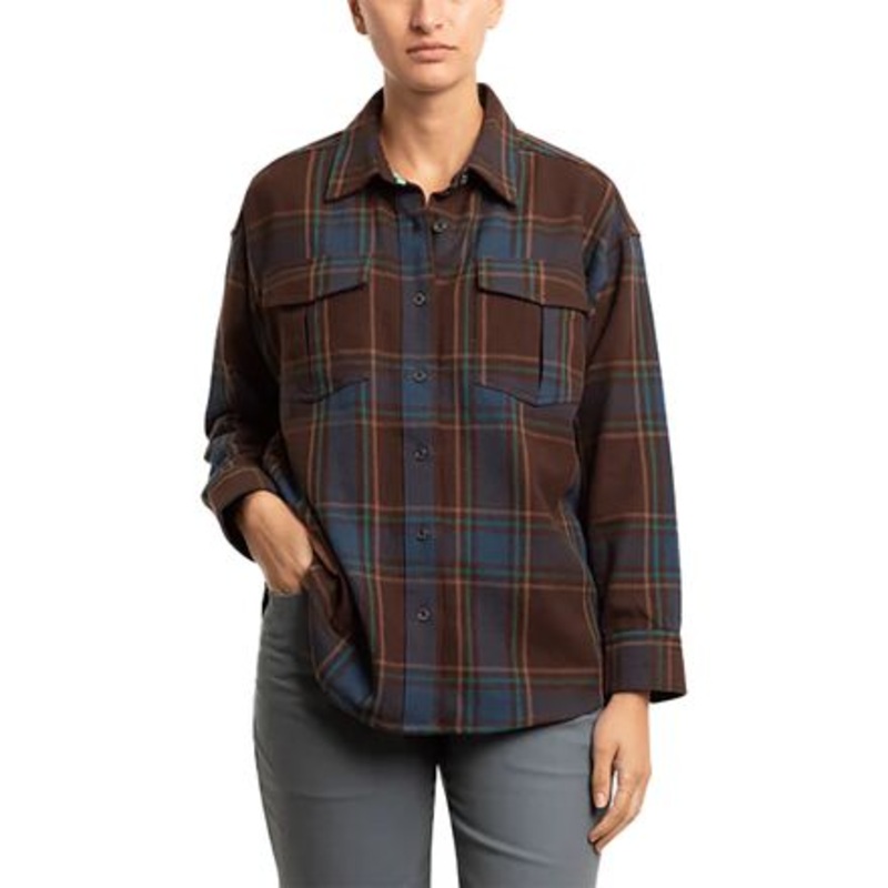 Anchor Flannel – Women&apos;s|Brown|S|XS|M
