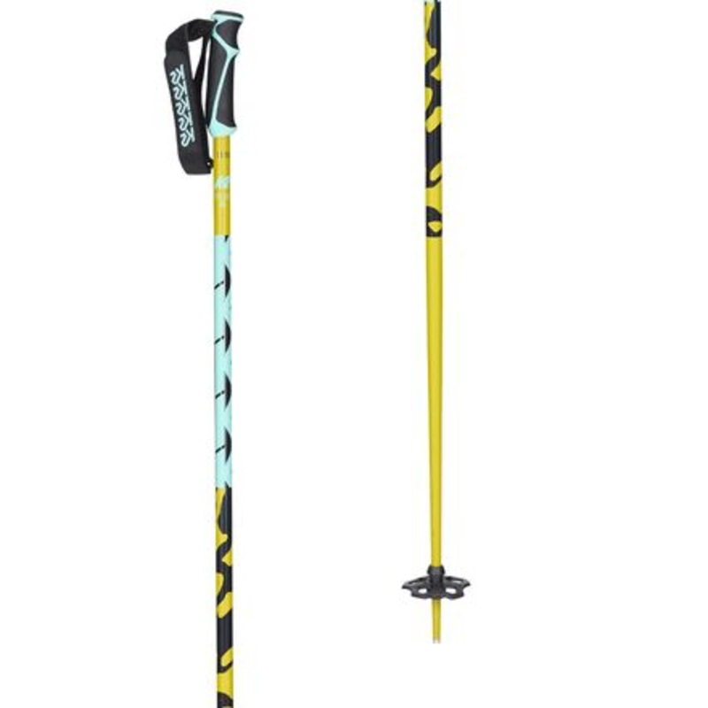 Freeride 18 Ski Pole|Green|44in|46in