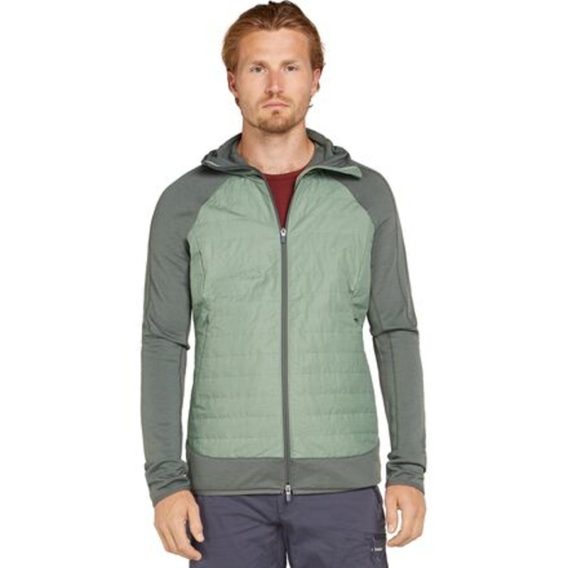 Merino Quantum Hybrid Long-Sleeve Zip Hooded Jacket – Men&apos;s