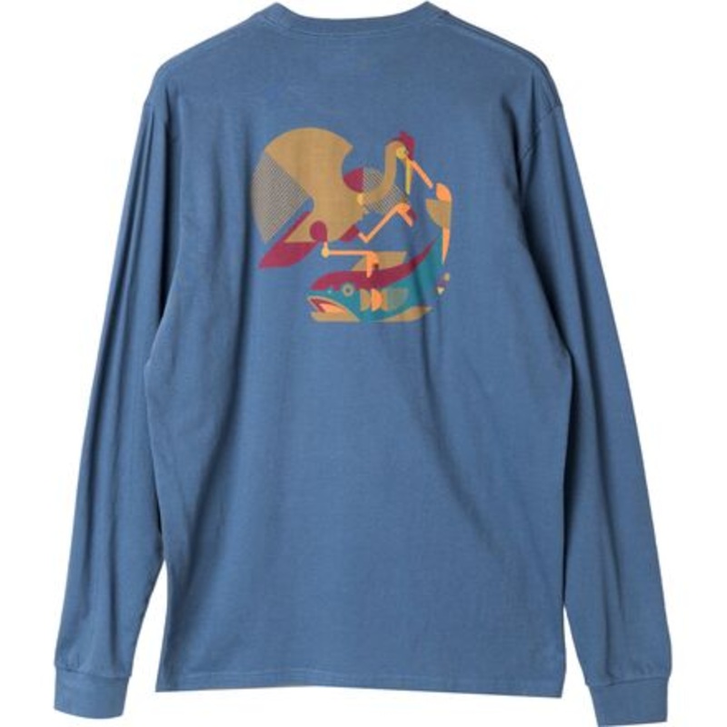 Angling Blues Long-Sleeve T-Shirt – Men&apos;s