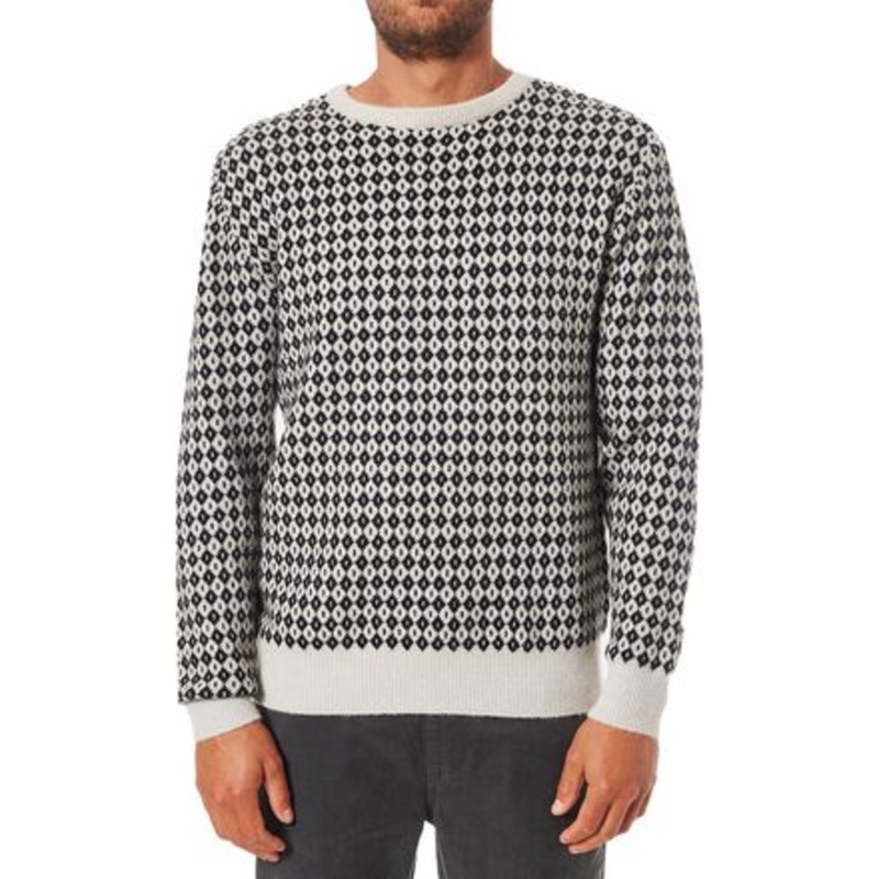 Check Sweater – Men&apos;s|Black Wash|Rain Drum|L|XL|S|M
