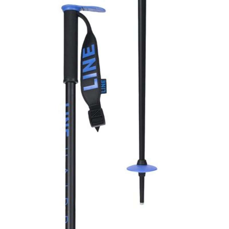 Hairpin Ski Poles|Black/Dark Blue|None