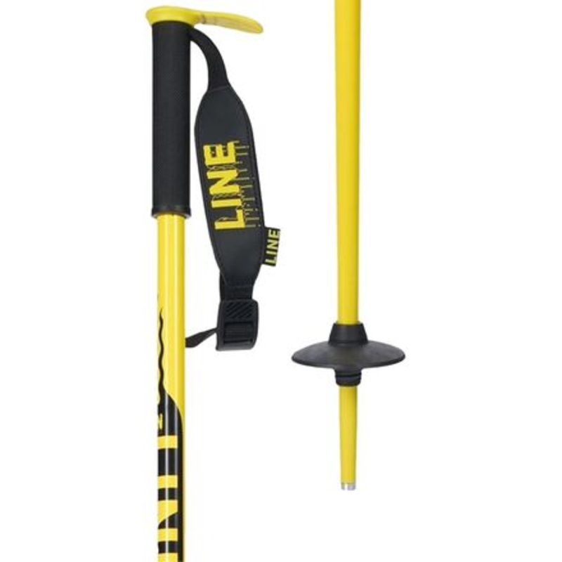 Pin Ski Poles|Black/Yellow