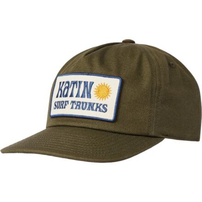 Solar Canvas Hat|Olive|One Size