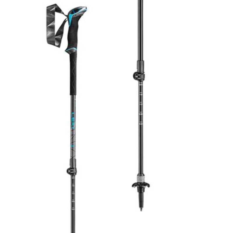 Makalu Lite AS Trekking Poles|Black/Petrol|One Size