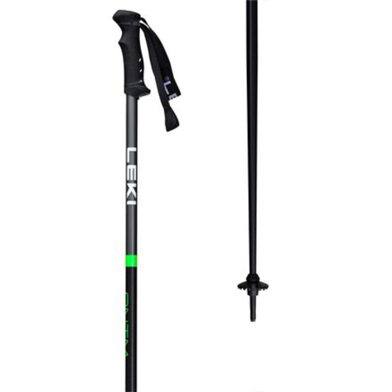 QNTM Ski Poles|Black/Green|135cm