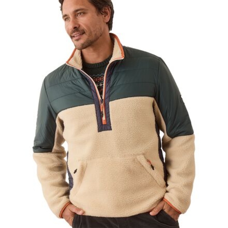Archive Mixed Media Sherpa 1/2-Zip – Men&apos;s