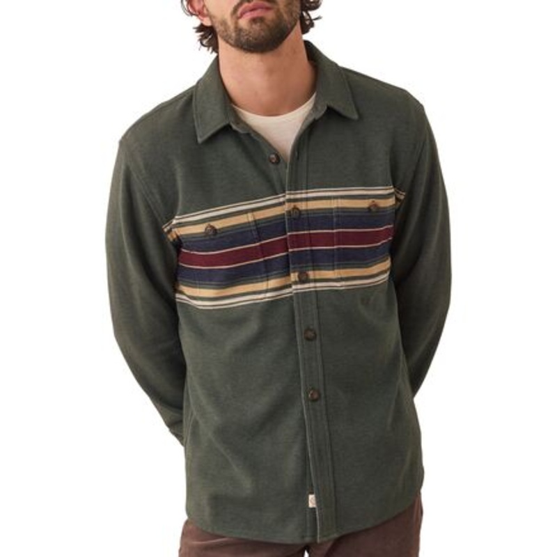 Owen Herringbone Neps Overshirt – Men&apos;s