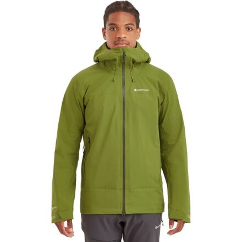 Phase XT Jacket – Men&apos;s|Alder Green|Black|Flame Orange|Stone Blue|L|XL
