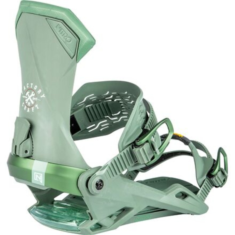 Team Snowboard Binding – 2024|Factory Craft Series|Gunmetal|L|M