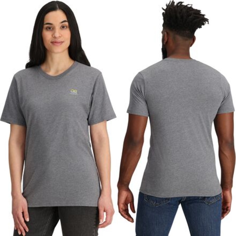 Glacier Logo T-Shirt|Charcoal Heather|Black|Cenote|L|XL|S|M