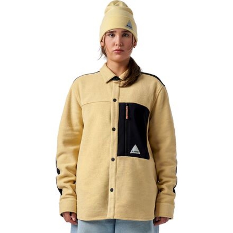 Hunter Fleece Shirt|Barley|Black|Dark Birch|Dark Leaf|L|XL|M|S