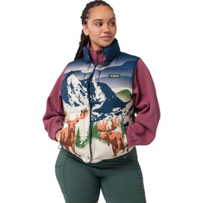 Wild Moose Cropped Puffer Vest – Women&apos;s