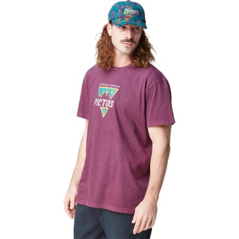 Poeny T-Shirt – Men&apos;s|Purple Wine Washed|M