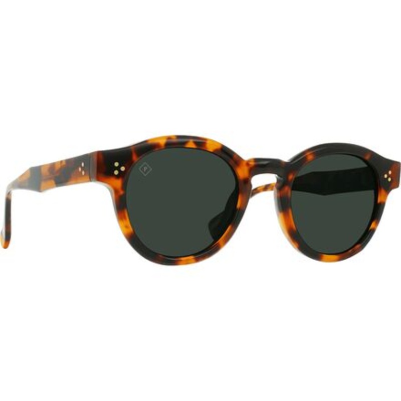 Zelti Polarized Sunglasses|Huru/Green Polarized|Recycled Black/Green Polarized|49