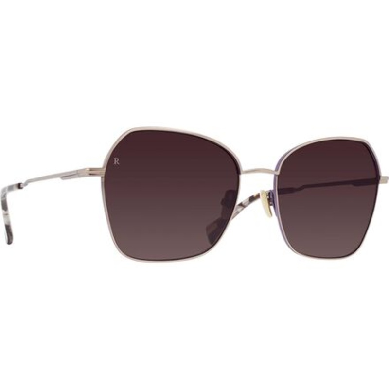 Zhana 57 Sunglasses|Satin Japanese Gold/Orchid Mirror|Satin Rose Gold/Solaris Mirror|Silk/Teak|One Size