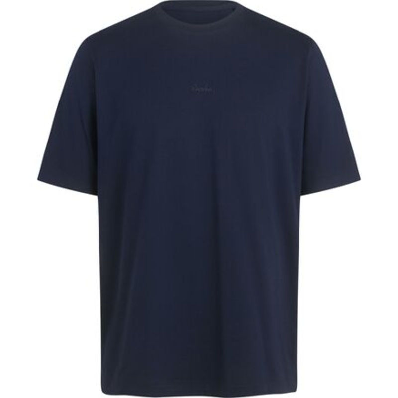 Cotton T-Shirt – Men&apos;s|Dark Navy/Black|White/Light Grey|S
