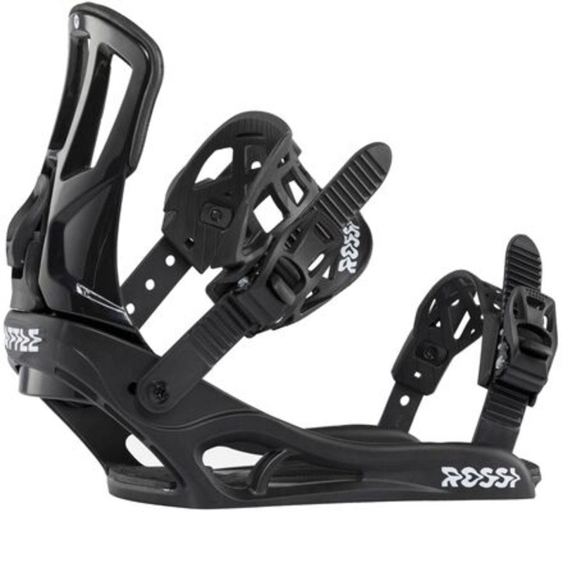 Battle Snowboard Binding|Black/White|XL