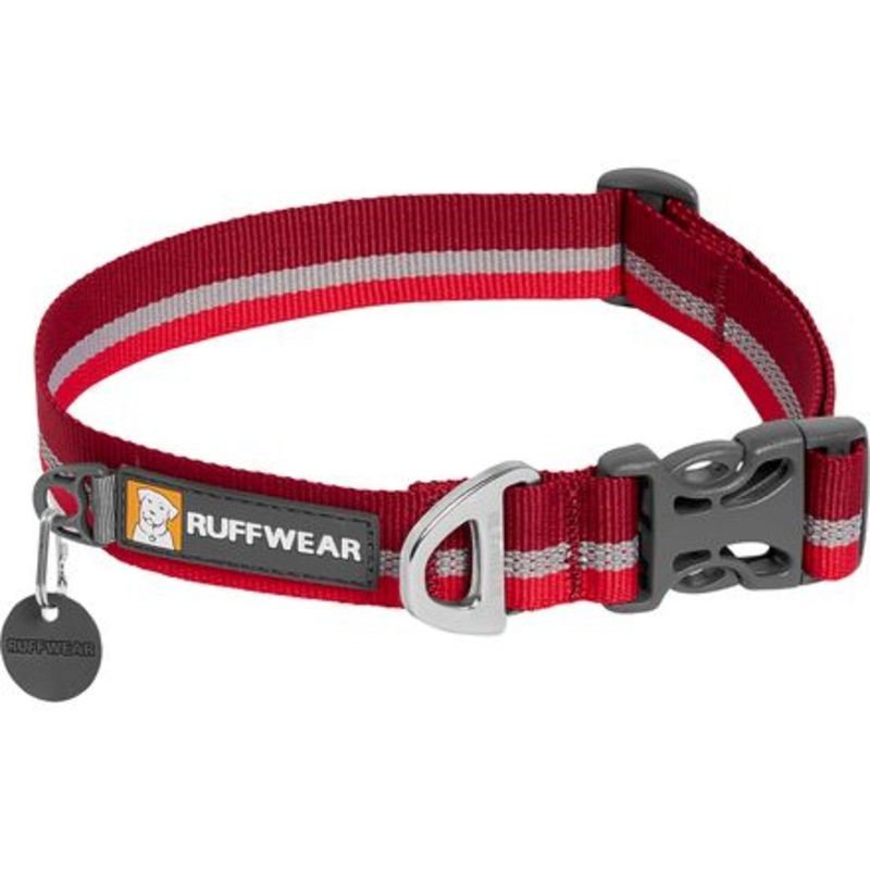 Crag Dog Collar|Cindercone Red|None