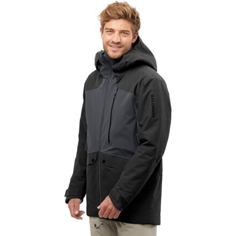 Untracked Jacket – Men&apos;s|Deep Black/Periscope|L|XL|S