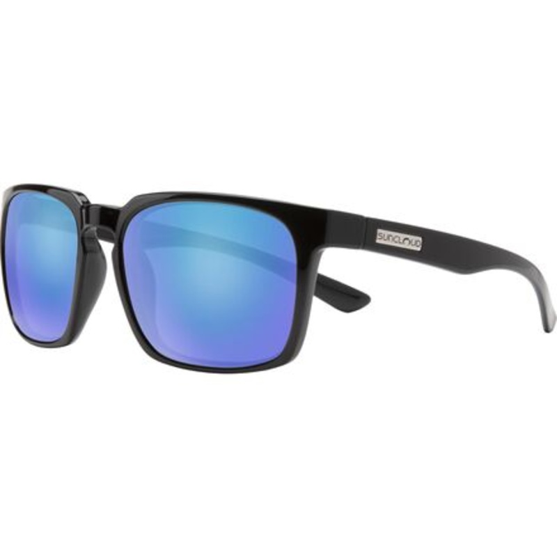 Hundo Polarized Sunglasses|Black/Polarized Blue Mirror|Matte Black/Polarized Gray Green|One Size