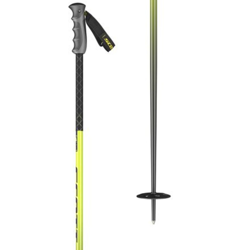 Scrapper Pro SRS Ski Pole|Black/Yellow|44in