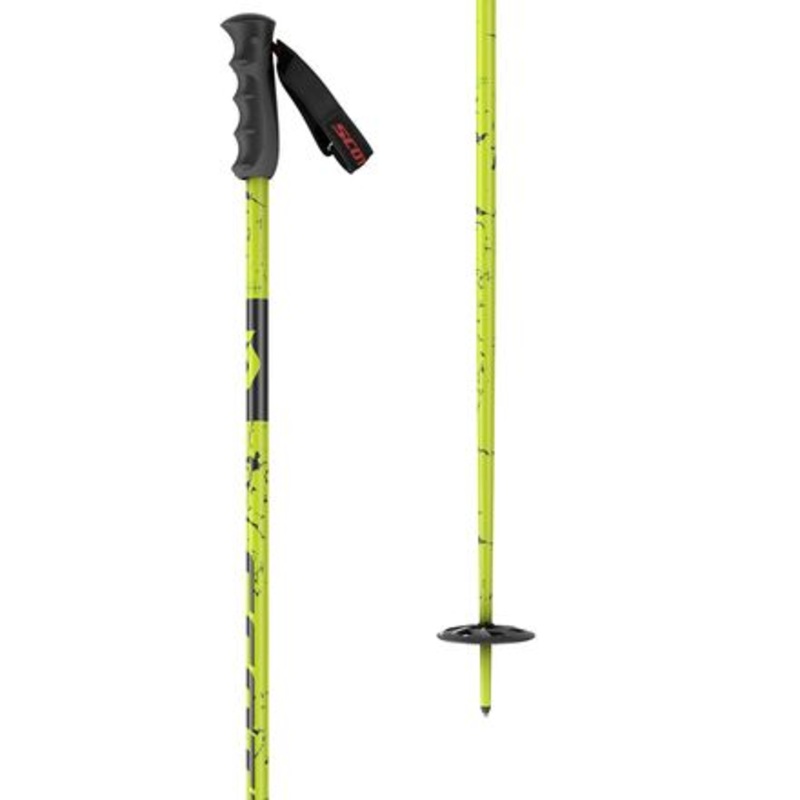 Team Issue SRS Ski Poles|Fluo Yellow|44in|54in|46in