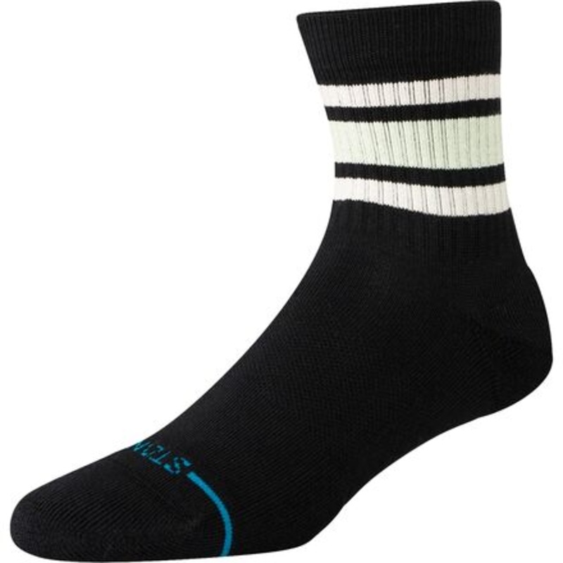 Boyd Quarter Sock|Black|M