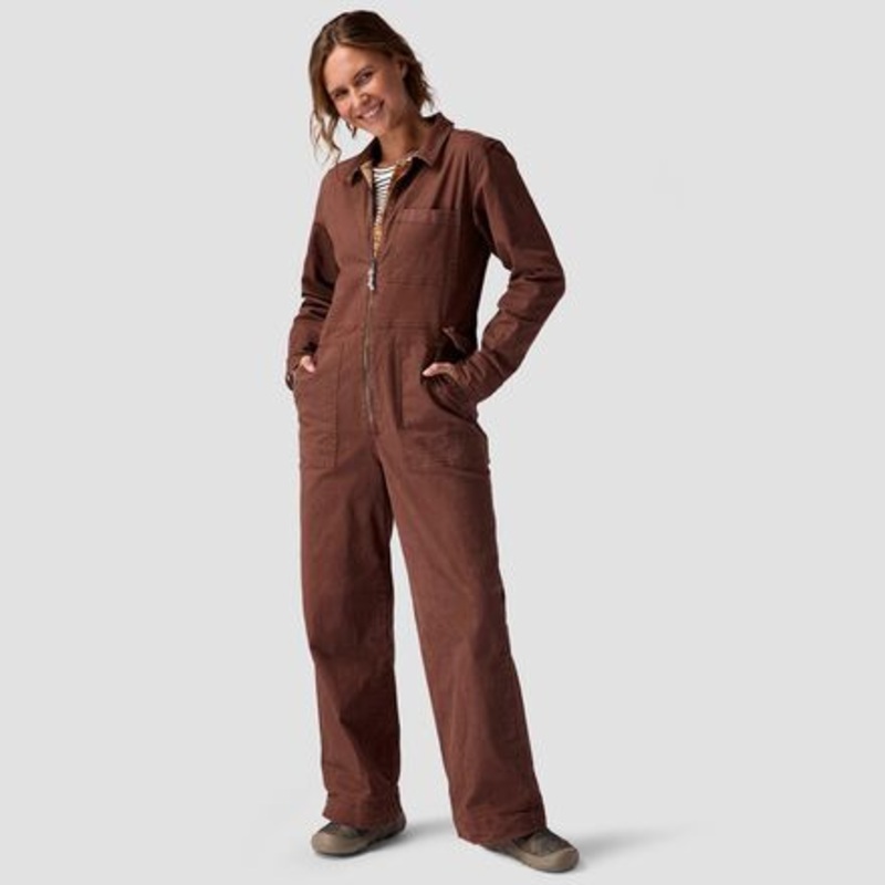 Flannel Lined Venture Long-Sleeve Jumpsuit – Women&apos;s