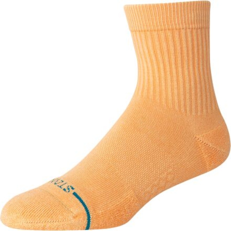 Icon Washed Quarter Sock|Peach|L