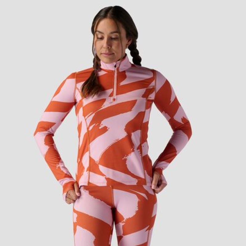 Lightweight Poly 1/4-Zip Baselayer Top – Women&apos;s