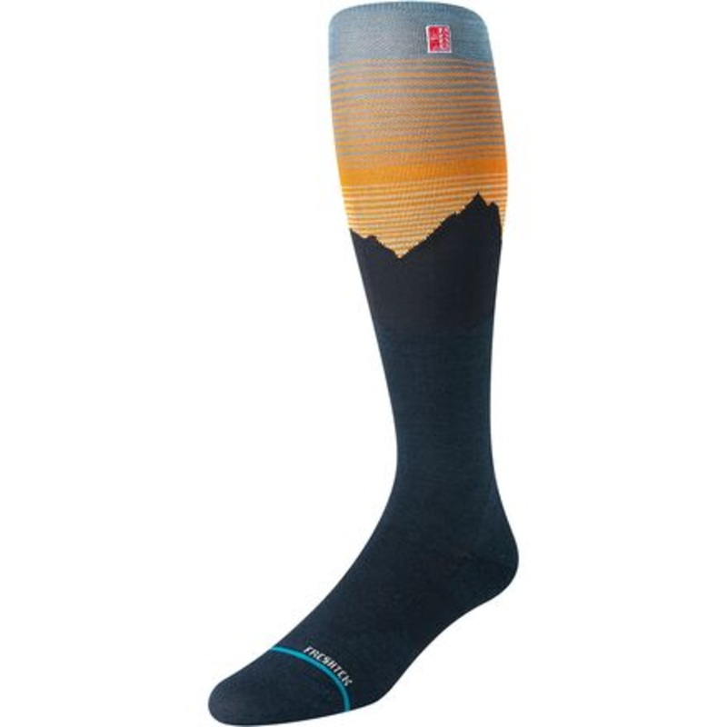 Rising Snow Sock|Navy|L|M