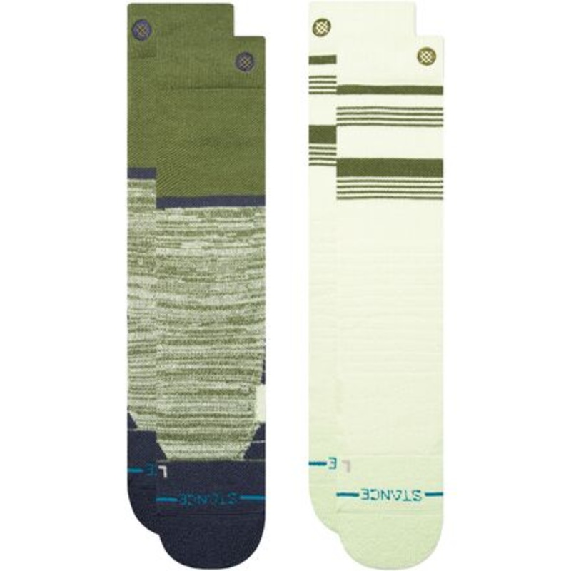 Backside Mid Poly Snow Sock – 2-Pack