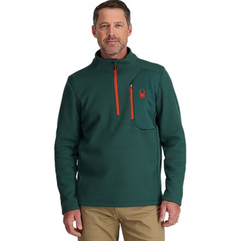 Bandit 1/2-Zip – Men&apos;s|Cypress Green|Polar|Volcano|S