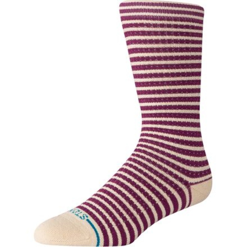 Gregor Butter Blend Crew Sock|Grape|L|M