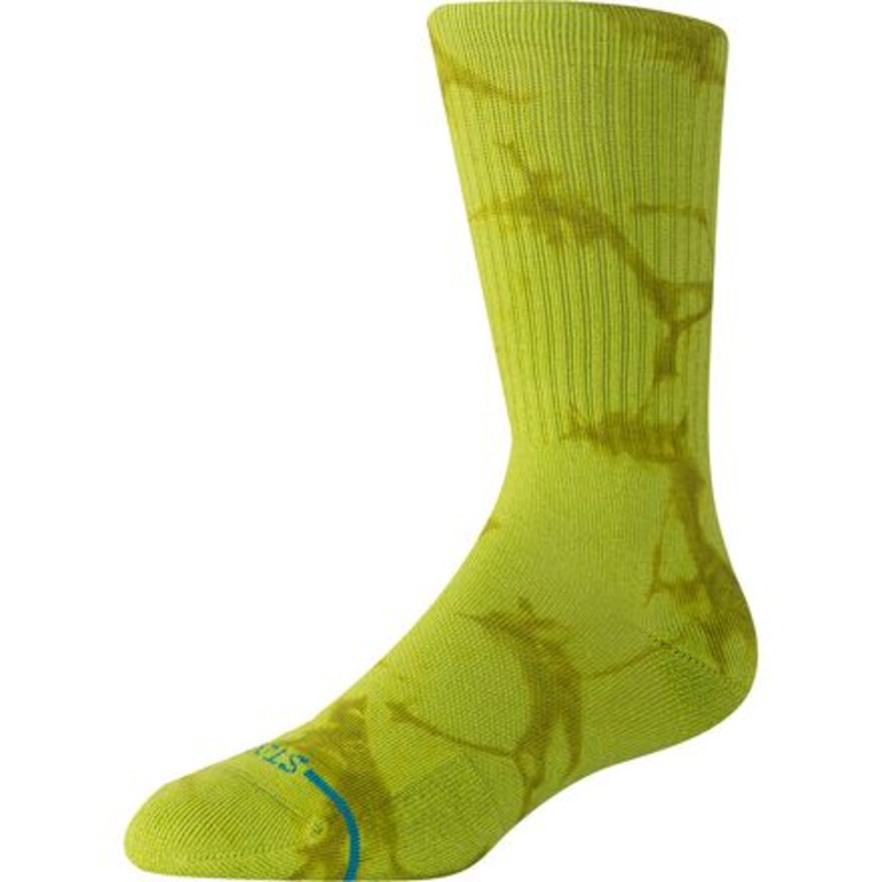 Icon Dye Crew Sock|Green|L