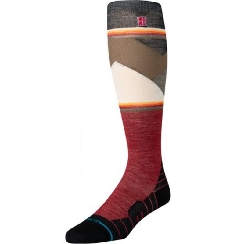 Jimmy Chin UL Wool Snow Sock|Red|L|M