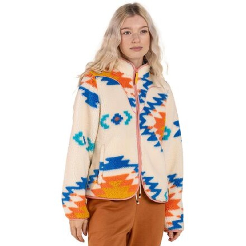 Sedona Fleece – Women&apos;s|Vintage White/Sante Fe Print|XS