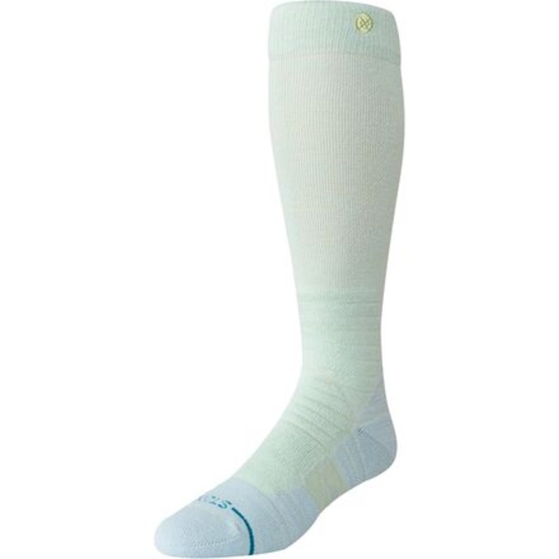 Traveleer Mid Wool Snow Sock|Green|Rust|L|M