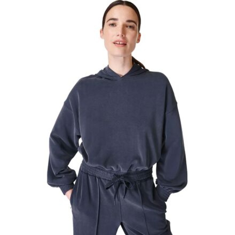 Sand Wash Cloud Weight Crop Hoodie – Women&apos;s