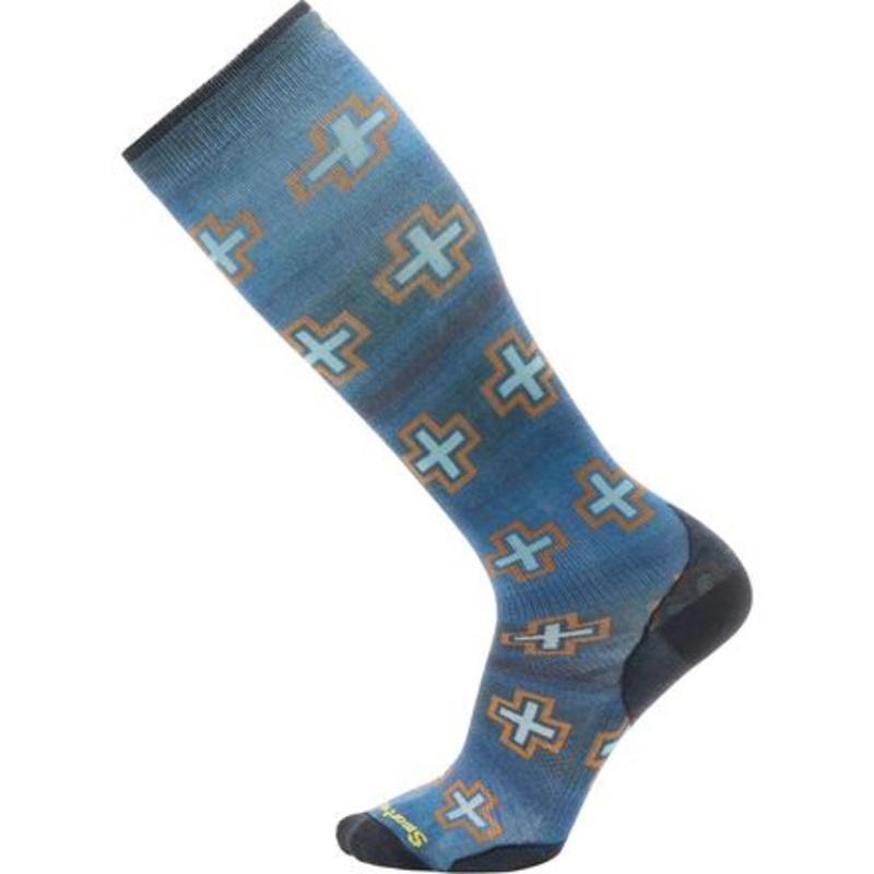 Ski Zero Cushion Paths Crossed Print OTC Sock