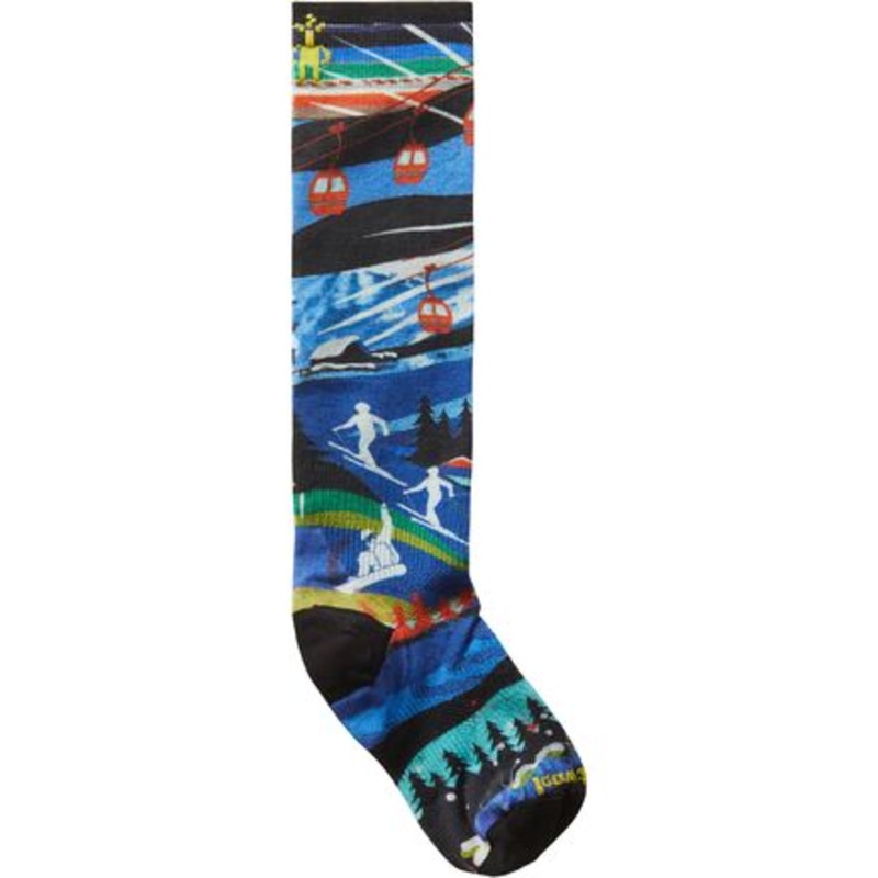 Ski Zero Cushion Skication Print OTC Sock – Kids&apos;