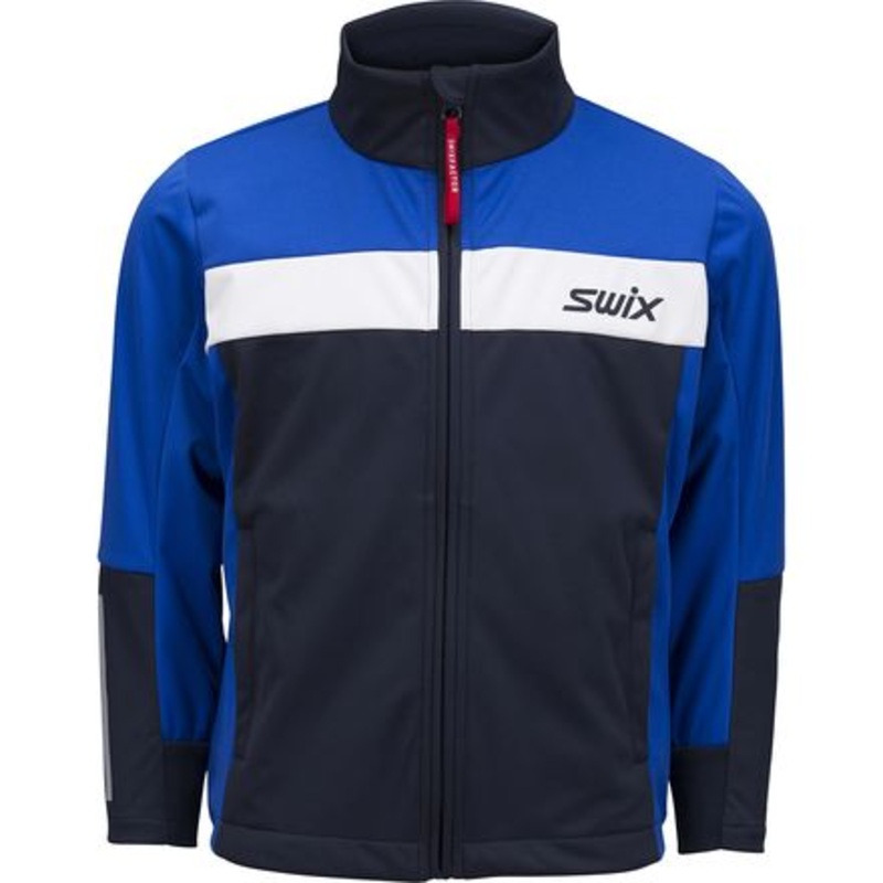 Steady Jacket – Kids&apos;|Olympian Blue|Swix Red|6|8